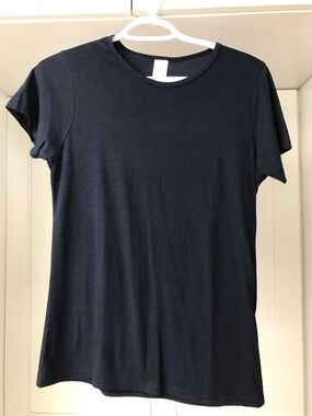 Classic Jerico Bamboo Navy Short-Sleeve Women's Tee US S